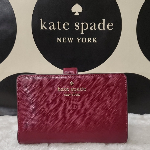 Kate Spade Burgundy Wallet - Picture 6 of 11